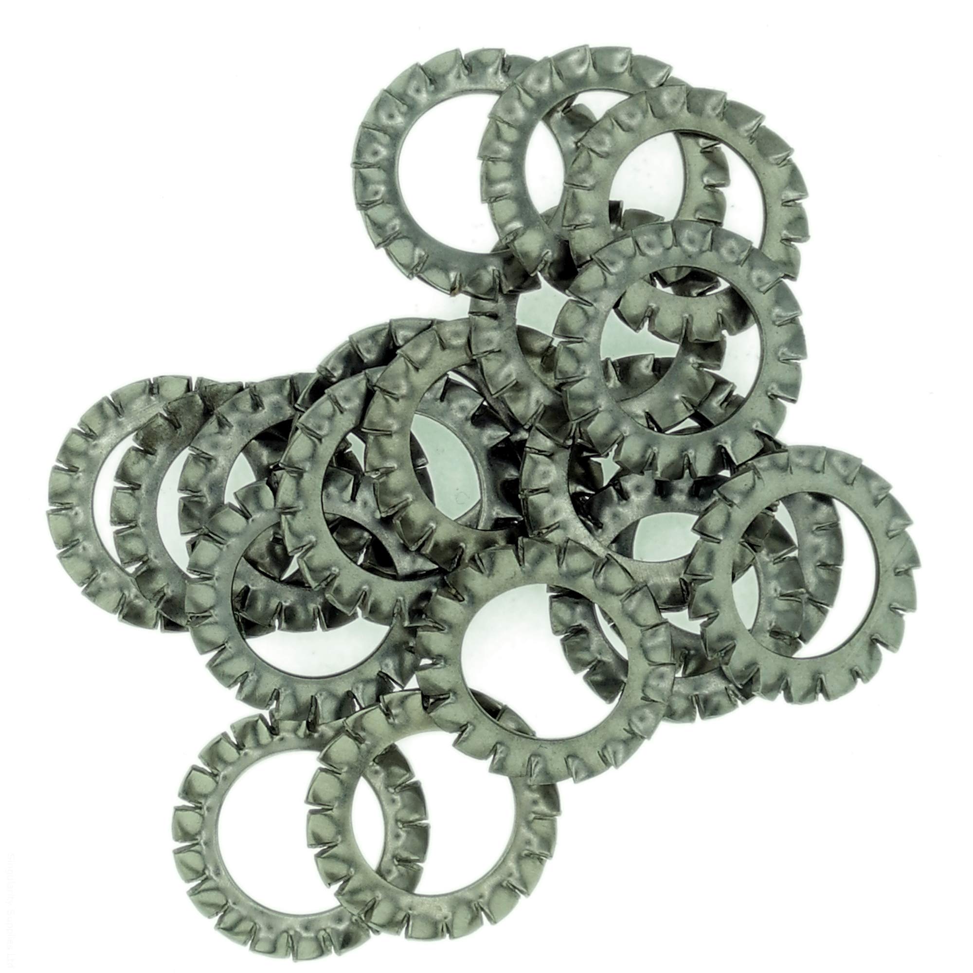 M7 (7mm) Shakeproof Washer (External Serrated) - Stainless Steel (A2) (Pack of 20)