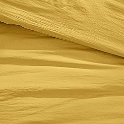 WRENSONGE Mustard Yellow King Comforter Set, 7