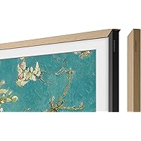 SAMSUNG 50-inch The Frame Customizable Bezel, Modern Teak (VG-SCFA50TKBZA) [Canada Version] (2021/2022 Compatible)