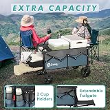 Sekey 185L Folding Camping Trolley 440LBS Heavy Duty Utility Wagon view 6
