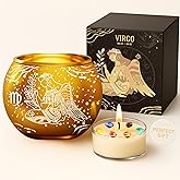 AOVILA Birthday Gifts for Women Virgo Candle Gift Set Christmas Valentines Mothers Day Graduation Anniversary Mom Friendship Her Sisiter Home Decor