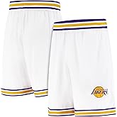Ultra Game Men's NBA Official Active Knit 8" Showtime Basketball Training Shorts