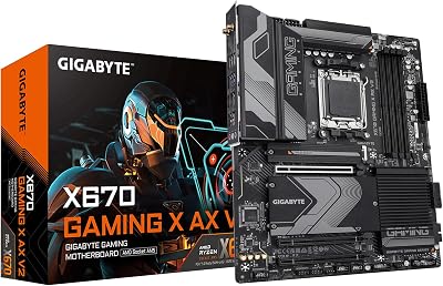 Gigabyte X670 Gaming X AX V2 Motherboard AMD AM5 ATX DDR5 PCIe 5.0 WiFi 6E
