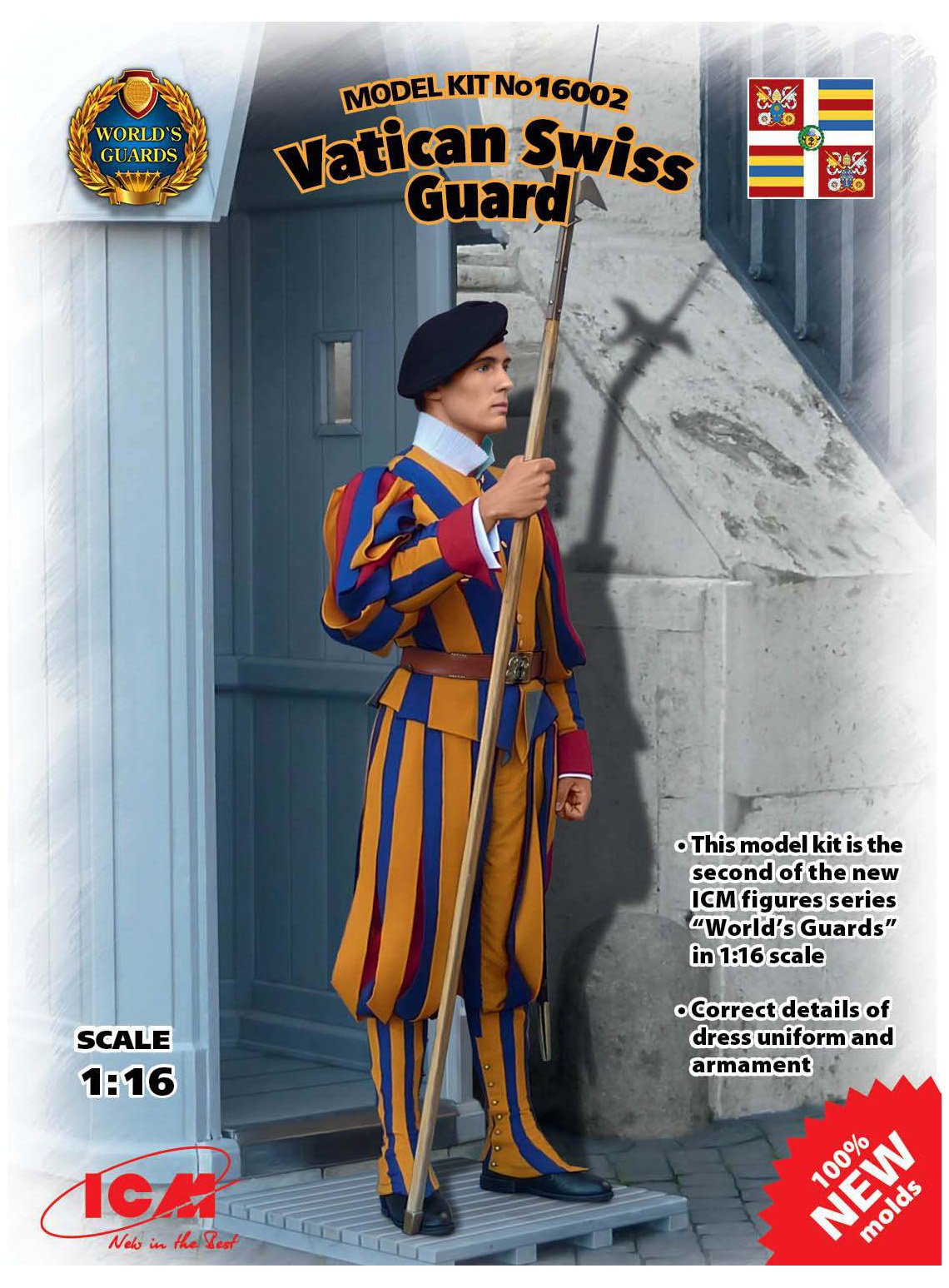ICM 016002 1:16 Vatican Swiss Guard Model Kit