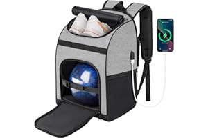 Ciihars Bowling Backpack, Single Bowling Ball Bag with Shoe Bag Up to Size 16, Bowling Accessories Gifts for Bowling Lovers,Bowling Bag with Padded Ball Holder