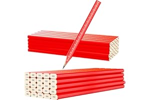RONDURE 25-Pack carpenter pencils for construction woodworking Precise Markings -contractor framing pencil (25 PCS)