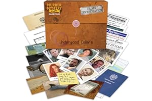 Murder Mystery Party Underwood Cellars, Interactive Murder Mystery Case File Game for 1 or More Players, Ages 14 and Up