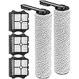Roller Brush Replacement and Vacuum Filter Kit Compatible with Tineco Floor ONE S5 / Floor One S5 Pro 2 Cordless Wet Dry Vacu