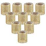 Accmor 100pcs Napkin Rings, Gold Napkin Rings