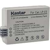Kastar Battery (1-Pack) for LP-E5, LC-E5E Work with Canon EOS 450D, 500D, 1000D, Kiss F, Kiss X2, Kiss X3, Rebel XS, Rebel XSi, Rebel T1i Digital Cameras