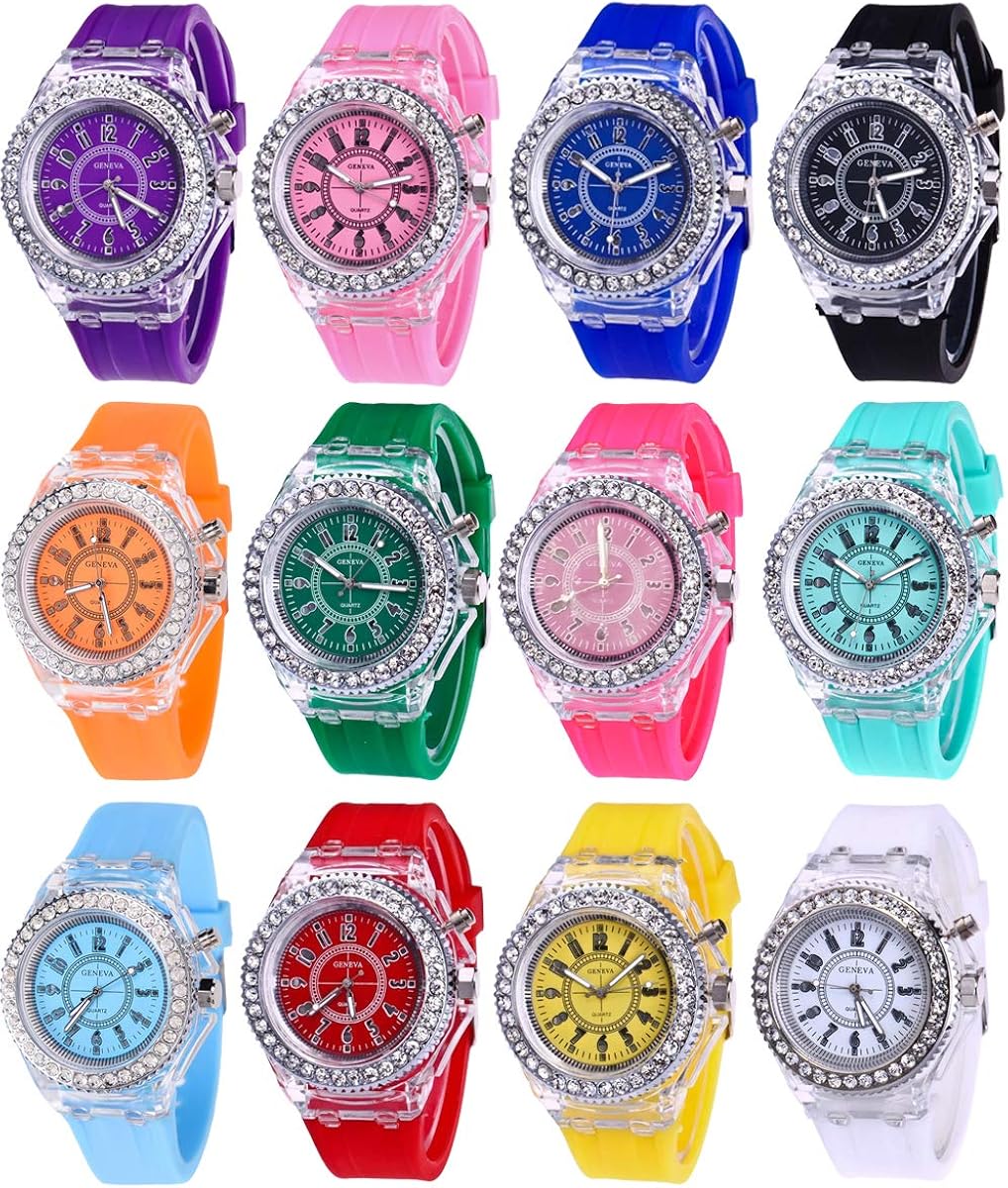luminous led watch