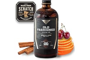 SWEETHAVEN TONICS Sweet Haven Tonics Shrub Cocktail Mixer Old Fashioned - All Natural Shrub Cocktail Mix with Fresh Ingredients, Zero Preservatives, 16 oz Drink Mixers for 5 Star Cocktails & Mocktails