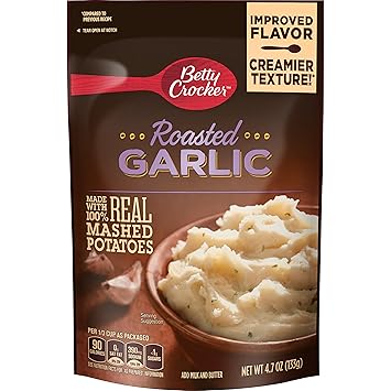 Amazon Com Betty Crocker Savory Roasted Garlic Potatoes 4 7
