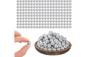 TIESIF 43 Cal Aluminum Balls for Self Defense and Target Practice, Solid Hard .43 Caliber Ammo Projectiles Paintball Fit for T4E Walther PPQ/ TPM1 and Glock17/G17