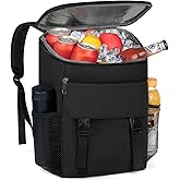 Backpack Cooler, 30 Cans Insulated Lunch Backpack for Men & Women, Portable Leak Proof Cooler Bag for Work Office Picnic Beach Hiking Camping Travel