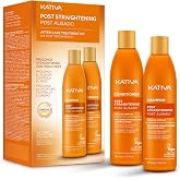 Kativa Post-Straightening Hair Care Kit &ndash; Salt-Free Shampoo &amp; Conditioner with Vegetal Keratin &amp; Hyaluronic Acid &ndash; Helps Prolong Straightening up to 18 Weeks* - 7.6 Fl Oz Each