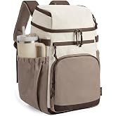 TOURIT 30 Cans Insulated Double Deck Lunch Cooler Backpack | Leakproof Lunch Cooler Bag, Lightweight Waterproof Backpack Cooler for Men Women, Beach Camping Picnic Hiking Travel