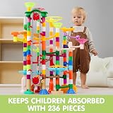 Joyin 236Pcs Glowing Marble Run with Motorized Elevator Toy Set 7+ STEM view 7