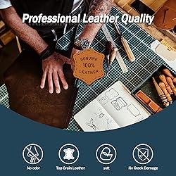 JinRuiKJ Top Grain Leather Strap - 1 Inch Wide 72