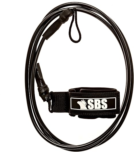 Santa Barbara Surfing SBS – Coleira macia de 2, 4 m – Correia de substituição de 2, 4 m para pranchas de surf Wavestorm e outros softtop