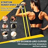 YOVKOK Exercise Bands Set Resistance Bands Door Anchor 5 Pack Fitness view 3