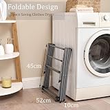 Vivo Technologies 3 Tier Extendable Clothes Airer Foldable Grey 7.5m Drying view 3