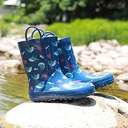 LANCDON Toddler Rain Boots for Boys and Girls