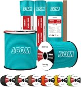 BROTREE 4mm Paracord 550 15M Nylon Rope 7 Strands Type III 250kg Turquoise