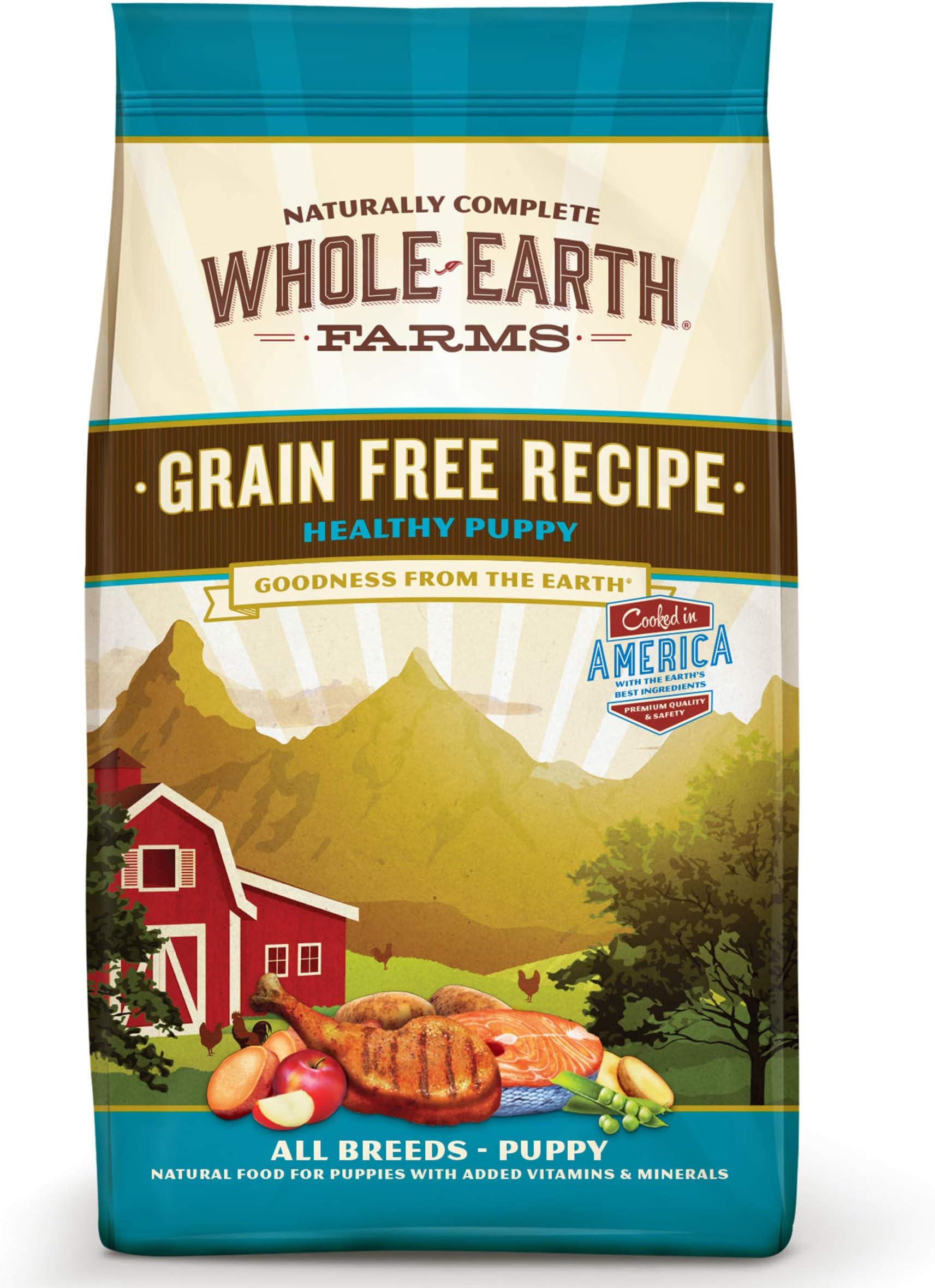 Whole Earth Farms Merrick Grain Free Recipe Healthy Puppy 25 LB