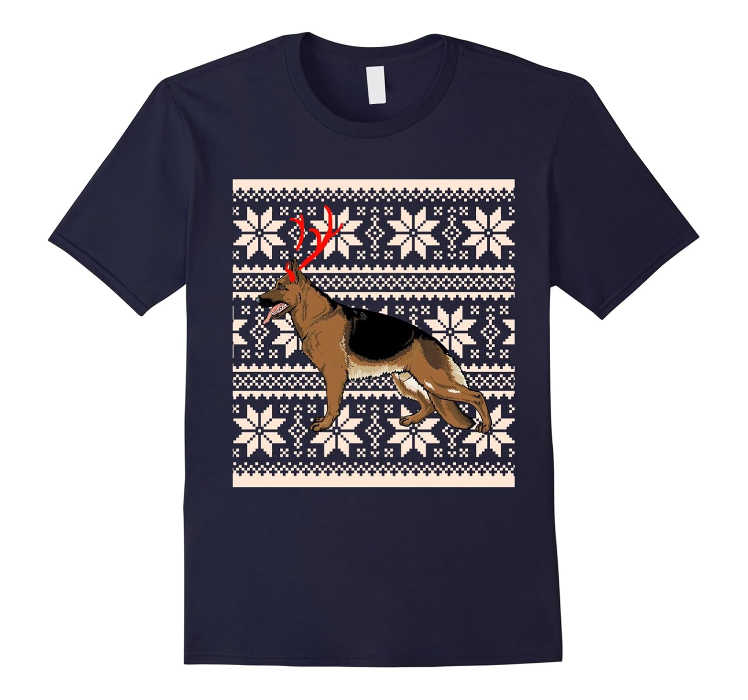 GERMAN SHEPARD UGLY CHRISTMAS SWEATSHIRT Shirt-ANZ