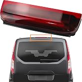 Dimeani Third Brake Light Assembly Compatible with Ford Transit Connect | Custom 2014 2015 2016 2017 2018 2019 2020 2021 2022 2023 High Mount Stop Light Replace 923-299 DT1Z-13A613-A 3rd Brake Light