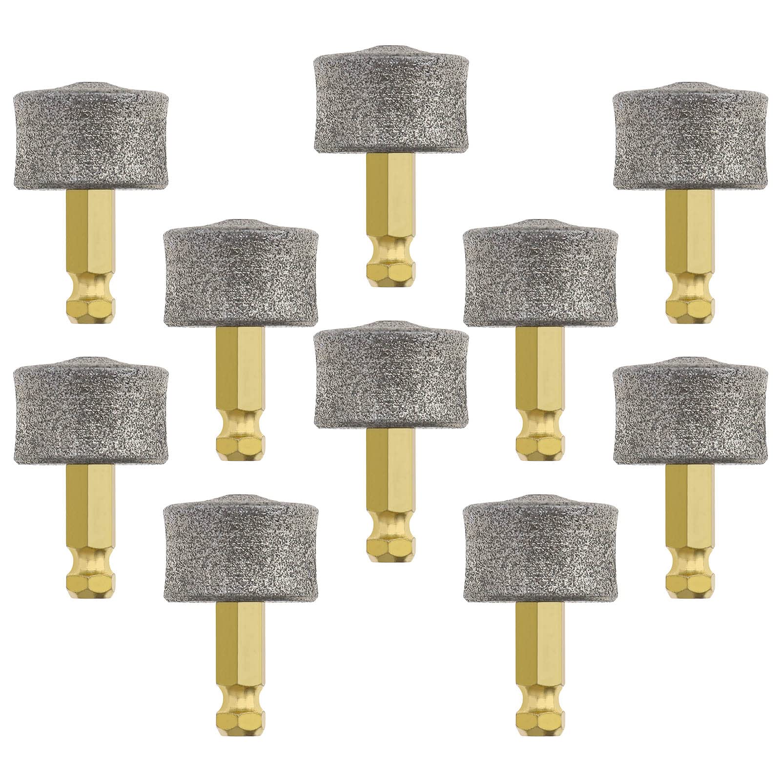 VGOL 10PCS Dog Nail Grinder Head Replacement Pet Nail Grinder Tips Emery Grinding Head for Most Pet Electric Claw Nail Grooming Tools