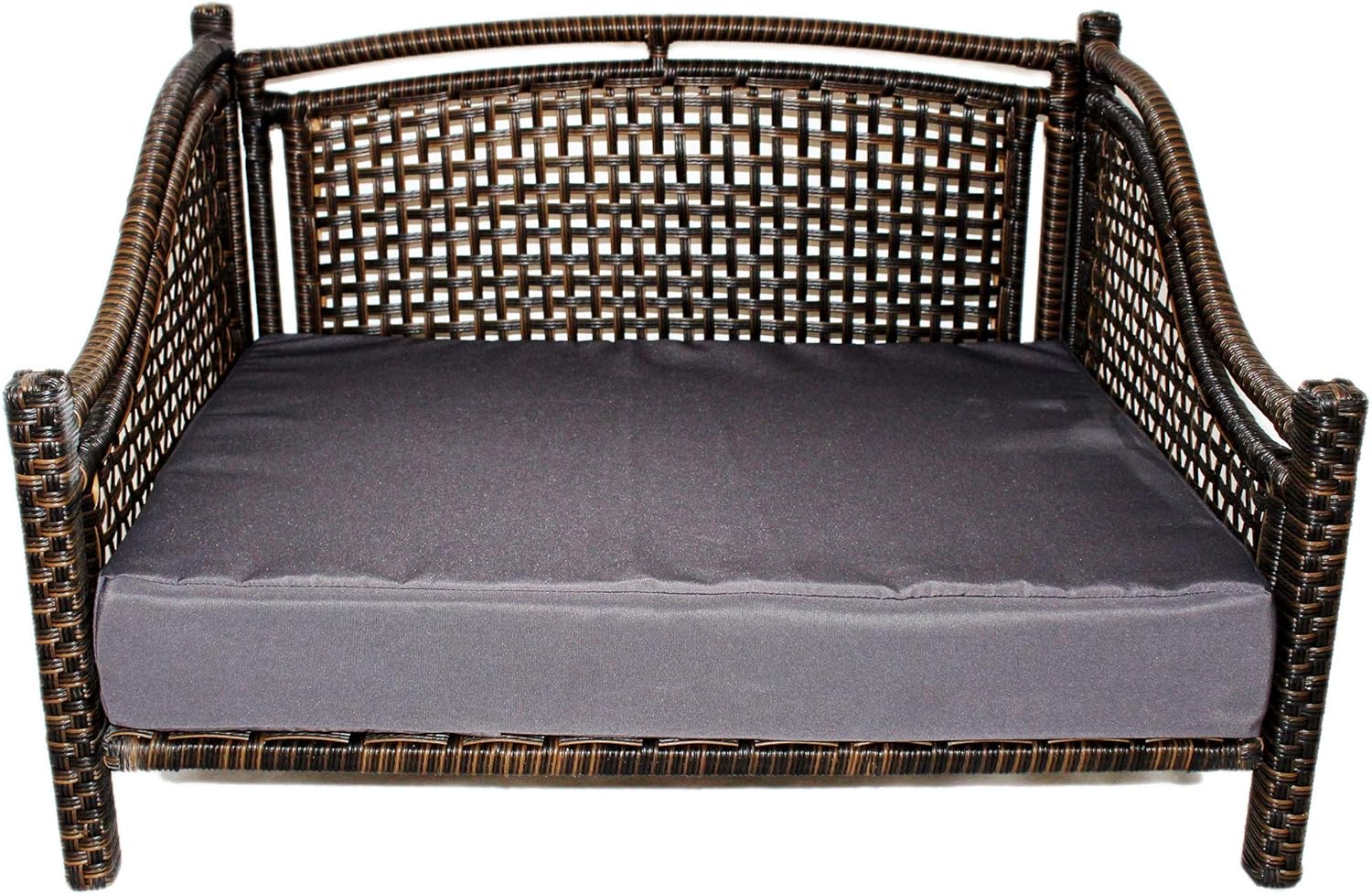 Maharaja Rattan Pet Day Bed, Indoor/Outdoor : Pet Supplies