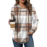 Bofell Hoodies for Women Long Sleeve Shirts Fall Clothes 2025 Outfits Crewneck Sweatshirts Winter Fashion Clothing