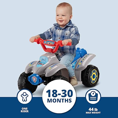 Kid Trax Nickelodeon's Paw Patrol Toddler Quad Electric Ride On