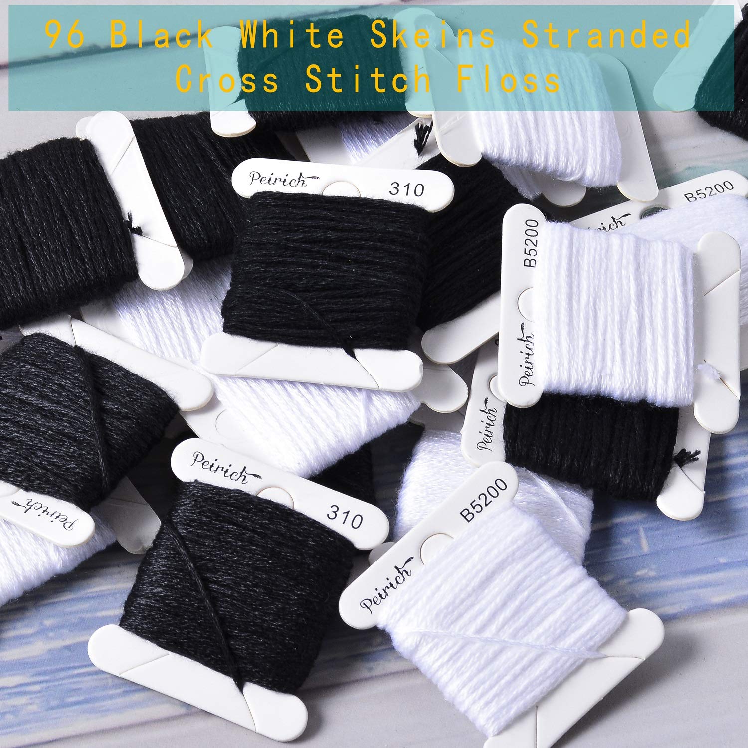 201 Pack Embroidery Floss Kit, Includes Embroidery Threads 3-Tier Organizer Box Embroidery Kits for Friendship Bracelets Cross stitch DIY Floss Craft, Gift for Halloween Christmas Mother's Day