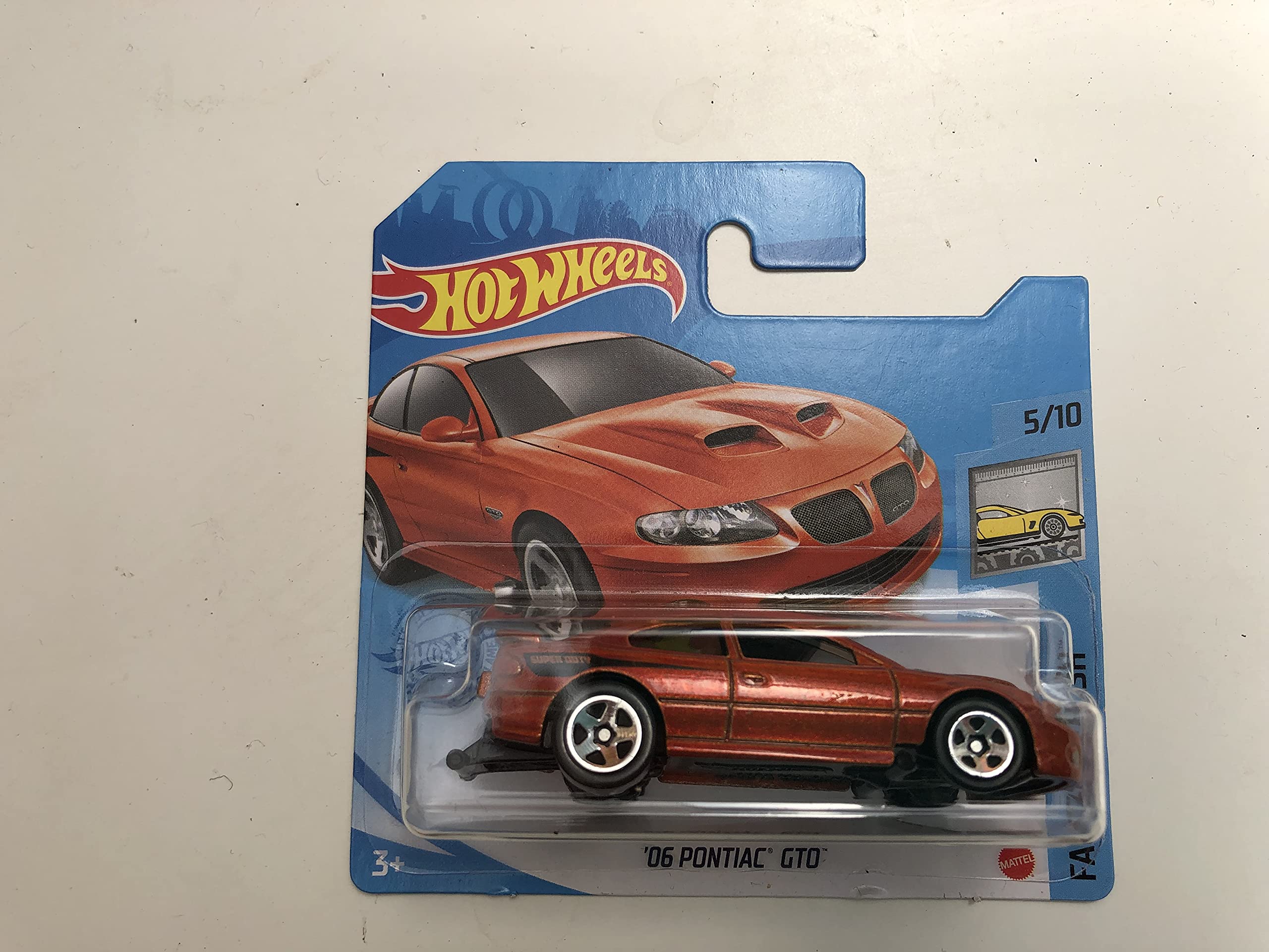 Hot Wheels '06 Pontiac GTO Metallic Orange 2021 87/250 (Short Card)