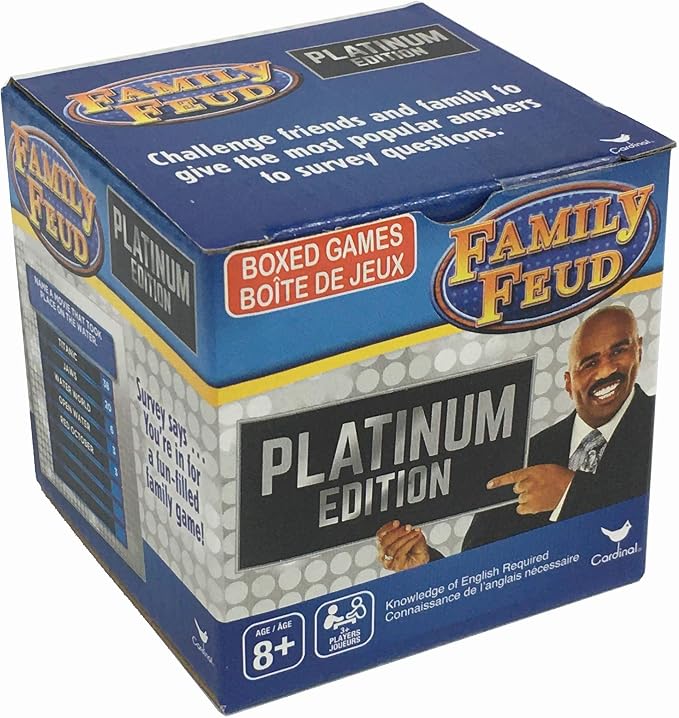 Family Feud Platinum Edition Boxed Card Game Standard Playing Card Decks Amazon Canada