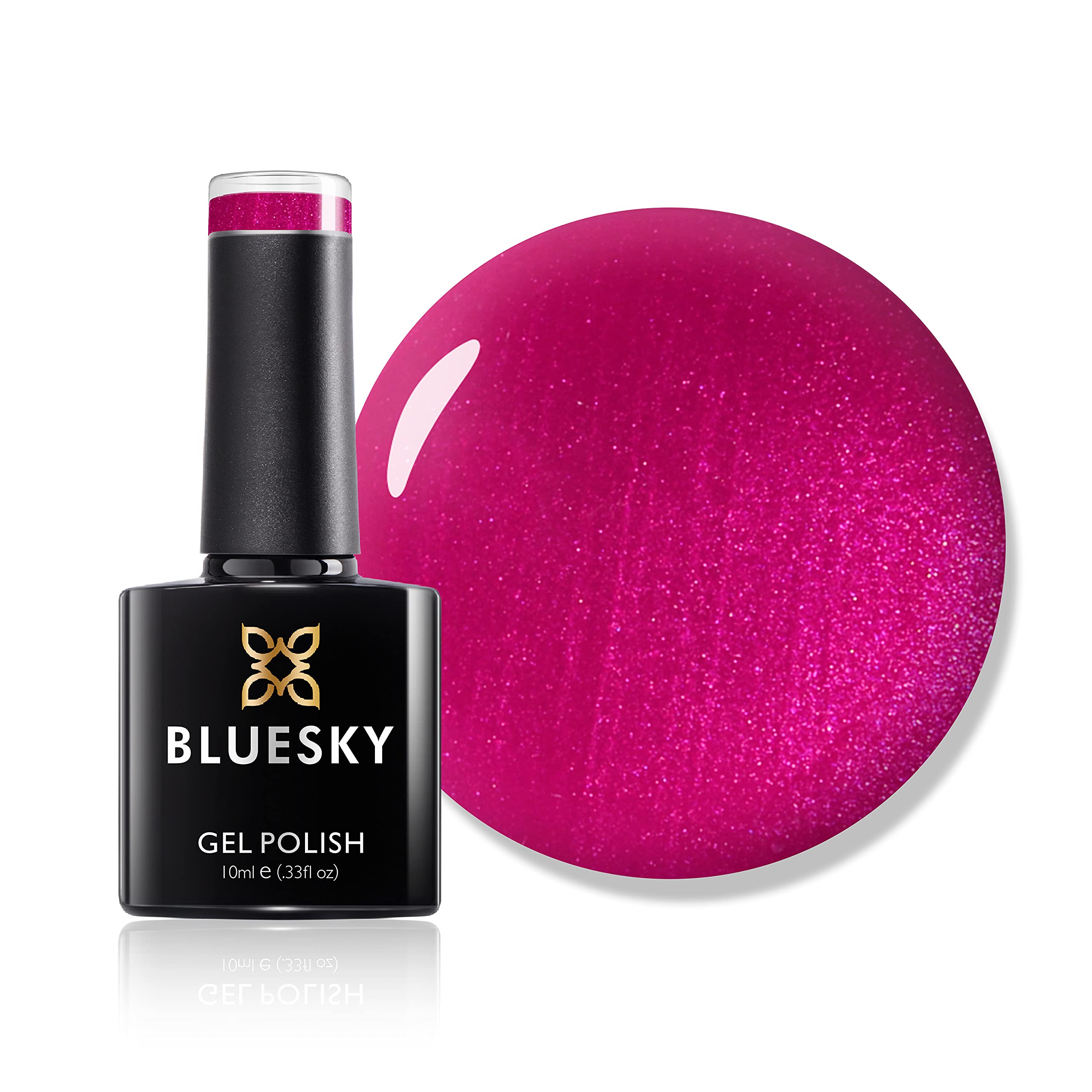 Bluesky Gel Nail Polish, Hot Chillis 80507, Bright, Red, Rose, Long Lasting, Chip Resistant, 10 ml (Requires Drying Under UV LED Lamp) — image 1