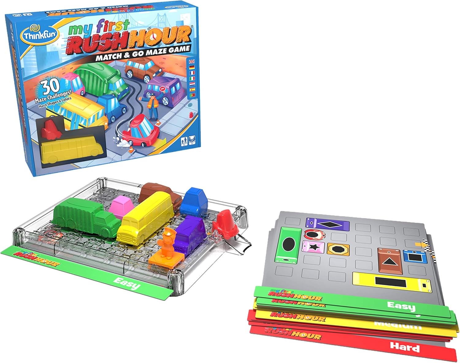 Thinkfun My First Rush Hour Brain Game and Stem Toy For Kids Age 3 Years Up - Educational Activities, Red, 270 cubic inches - Image 4