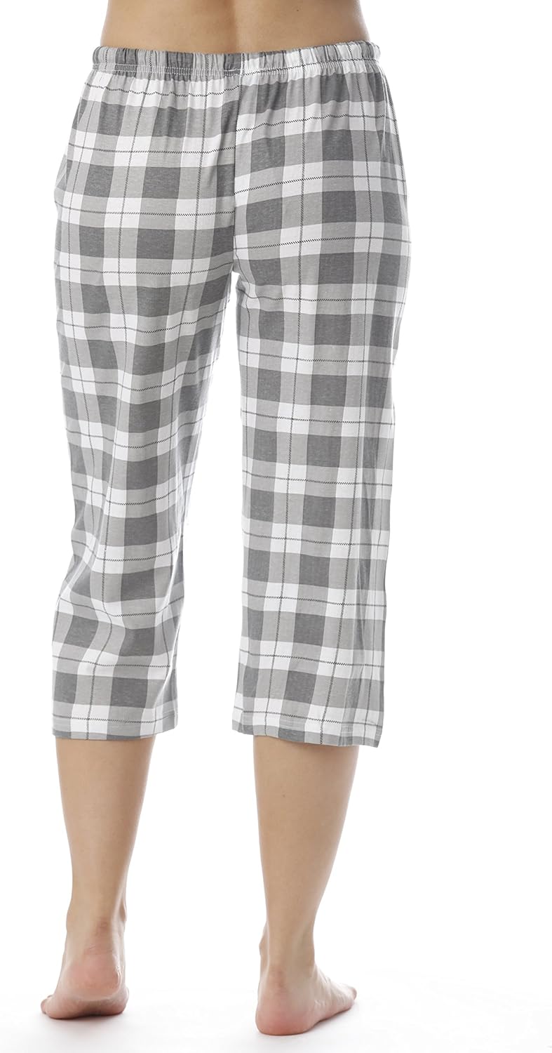Just Love 100% Cotton Women Pajama Capri Pants Sleepwear at  Women’s Clothing store