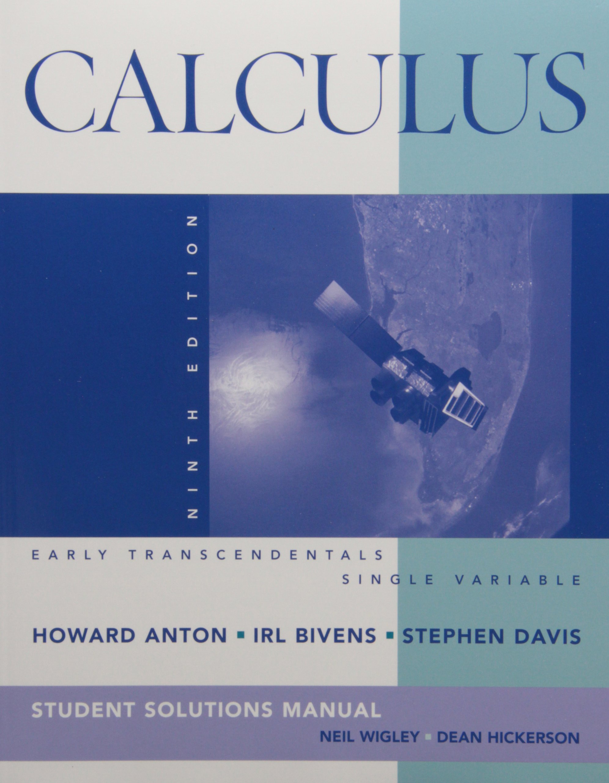 Calculus Early Transcendentals Single Variable, Textbook and Student Solutions  Manual: Howard Anton, Irl C. Bivens, Stephen Davis: 9780470533048: Books ...