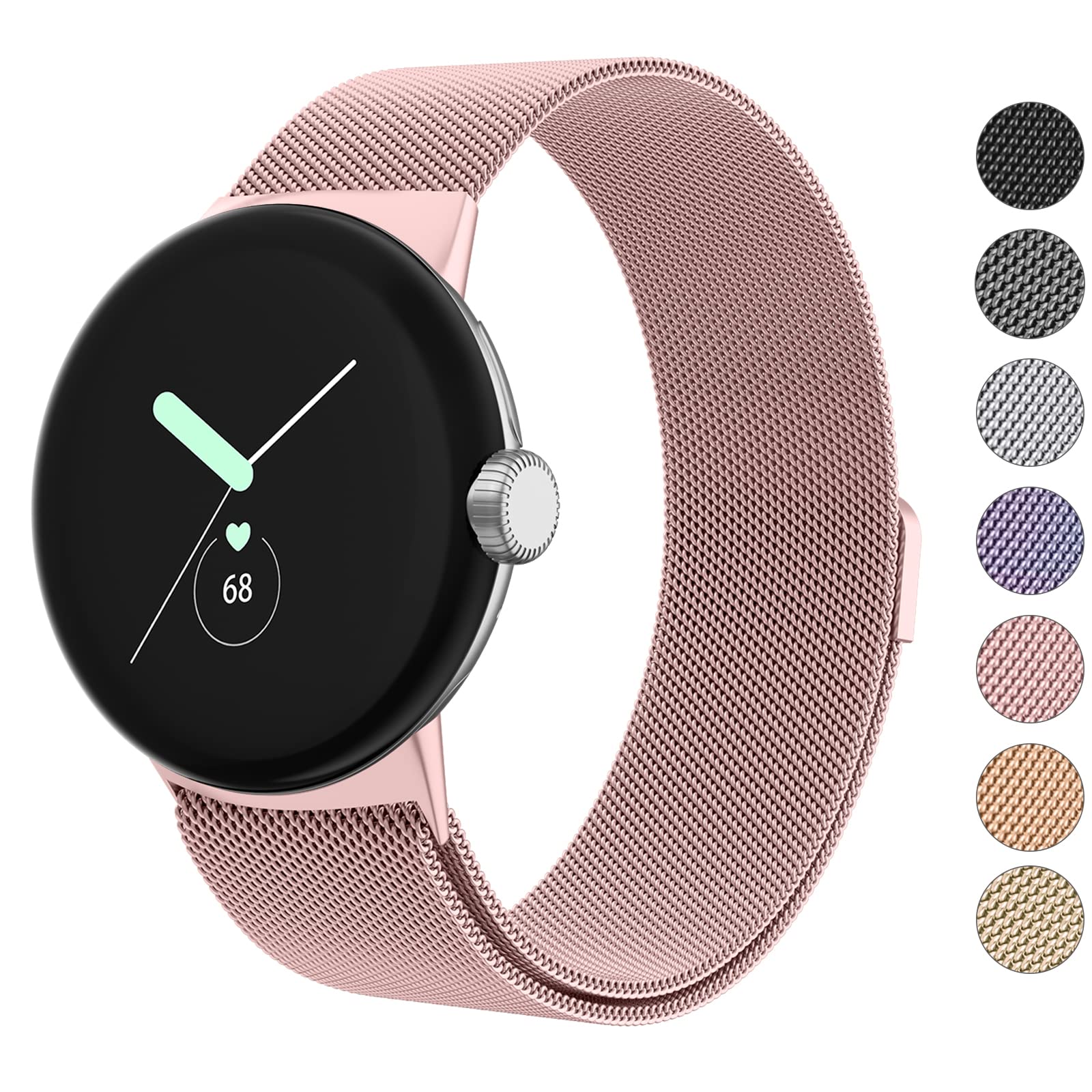 Amzpas Metal Band Compatible with Google Pixel