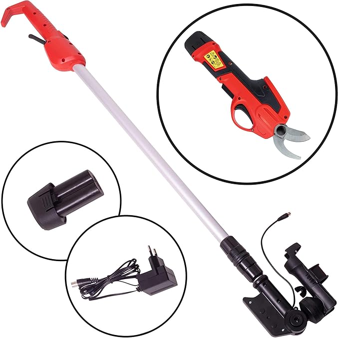 ONVAYA® Electric Garden Shears with Telescopic Handle Loppers Shrub