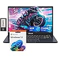 ASUS 14" FHD Laptop, Intel Pentium N6000 Processor, 4GB RAM, 224GB Storage(64GB eMMC+160GB Docking Station Set), Intel UHD Graphics, Webcam, Bluetooth, Win 11, Star Black