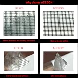 ACEBON Fiberglass Window Screen Repair Tape Patch Adhesive 2x80in Grey view 2