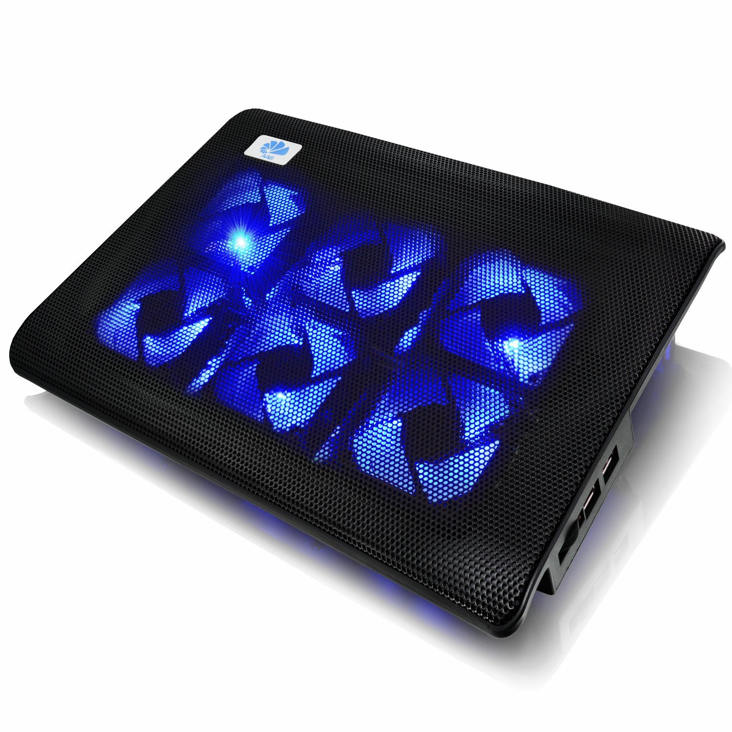 AABCOOLING NC70 - Laptop Cooling Pad with 6 Fans and Blue Backlight, Gaming Laptop Cooler, Laptop Ventilator for 10" to 17.3" Laptops
