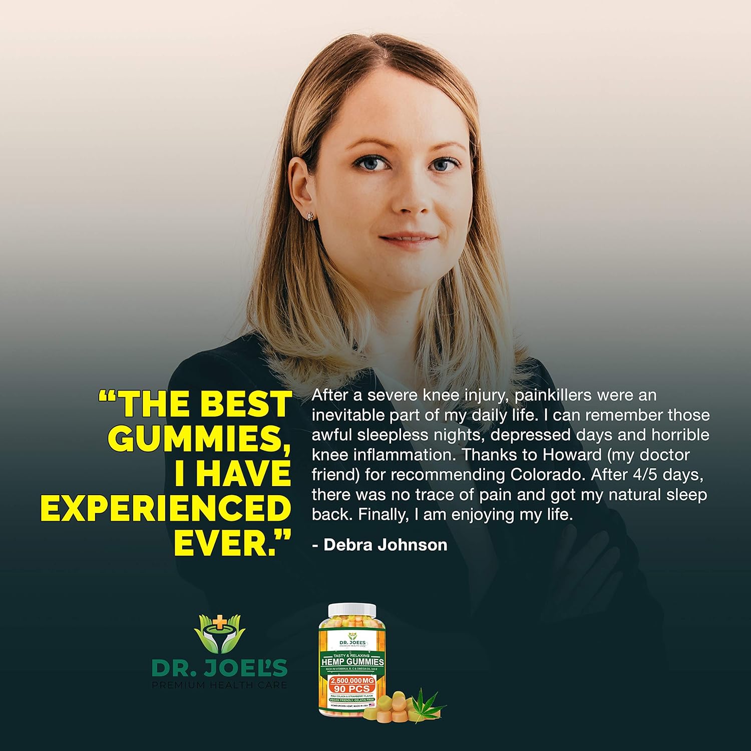 Premium Gummies - 2,500,000 MG, Maximum Strength - 90 cts - Anxiety, Pain, Stress, Nausea, Inflammation Support - Healthy Sleep Formula – Made in USA: Health & Personal Care