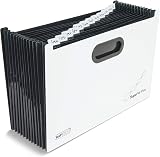 Rapesco 1624 SupaFile Plus 13-Section A4+ Desktop Expanding File White