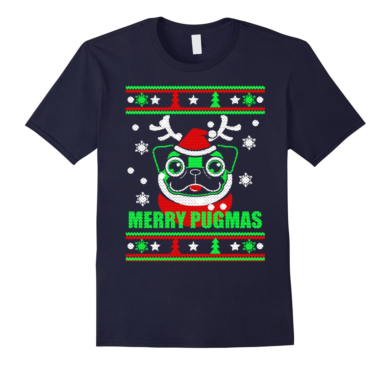 Merry Pugmas Ugly Sweater Bestseller Tees 2017-ANZ